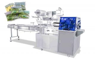 Vegetable fruit Flow Packaging Machine VT-280W Automatic High Speed Upper-Paper Reciprocating