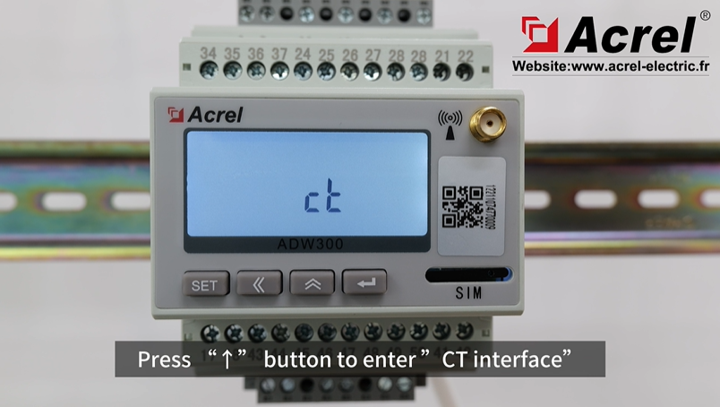 ADW300 CT&PT Ratio Keypad Configuration