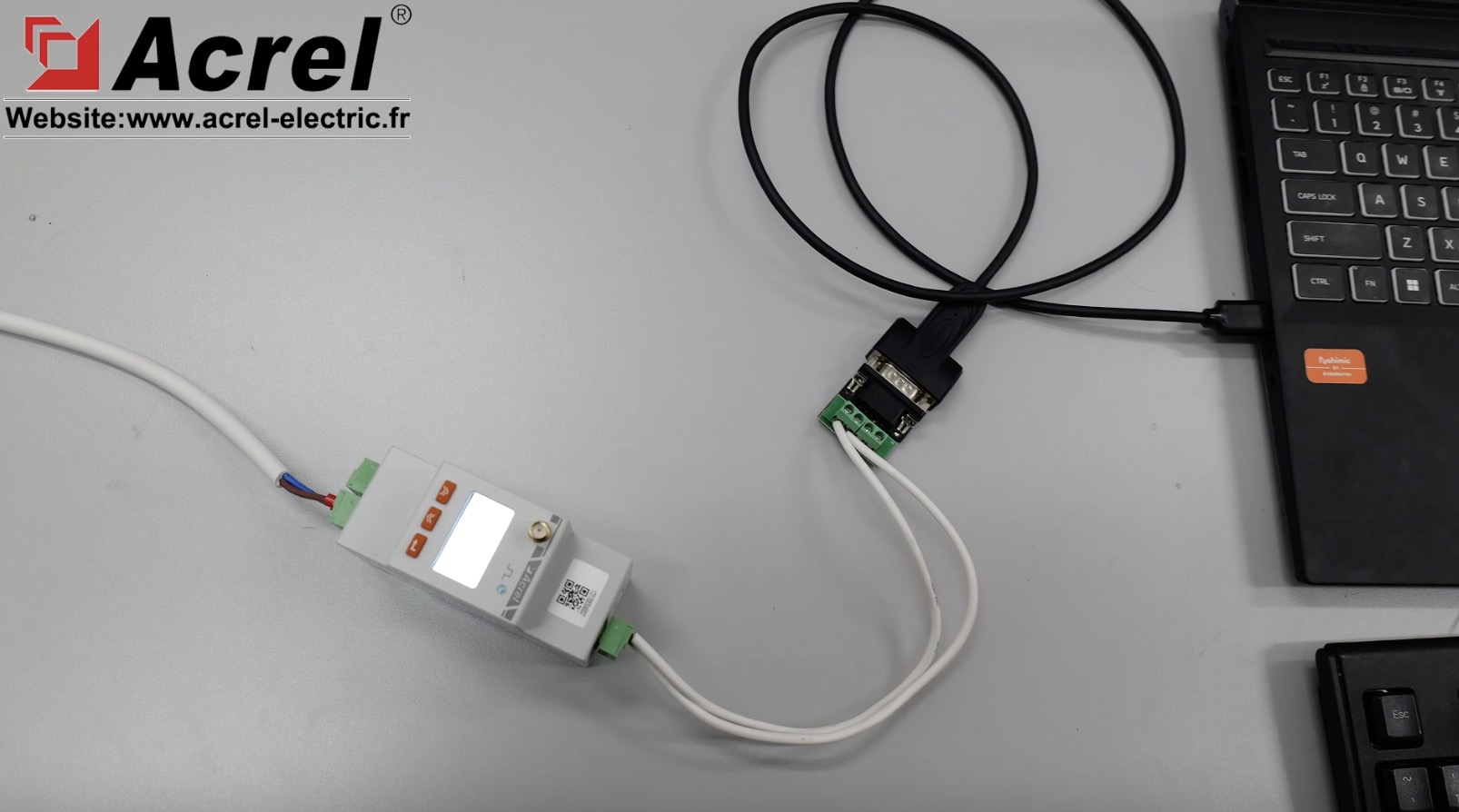 How to Connect ADW310 By RS485 to USB to your Laptop
