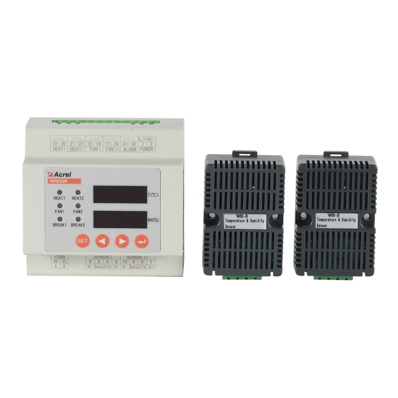 WHD20R-22 Din rail temperature and humidity controller