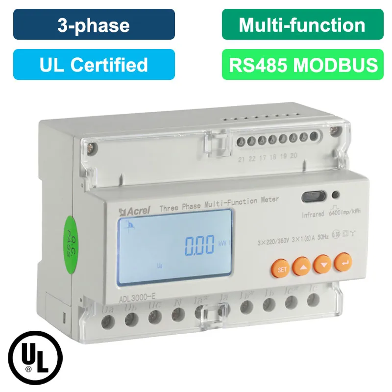 Acrel ADL3000-E Three Phase Energy Meter