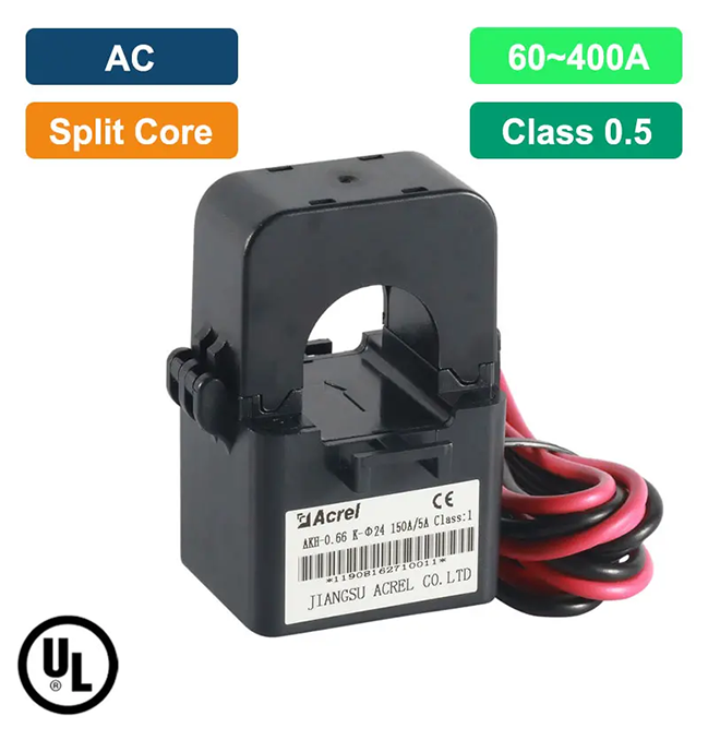 Split Core 5A Output Current Transformer