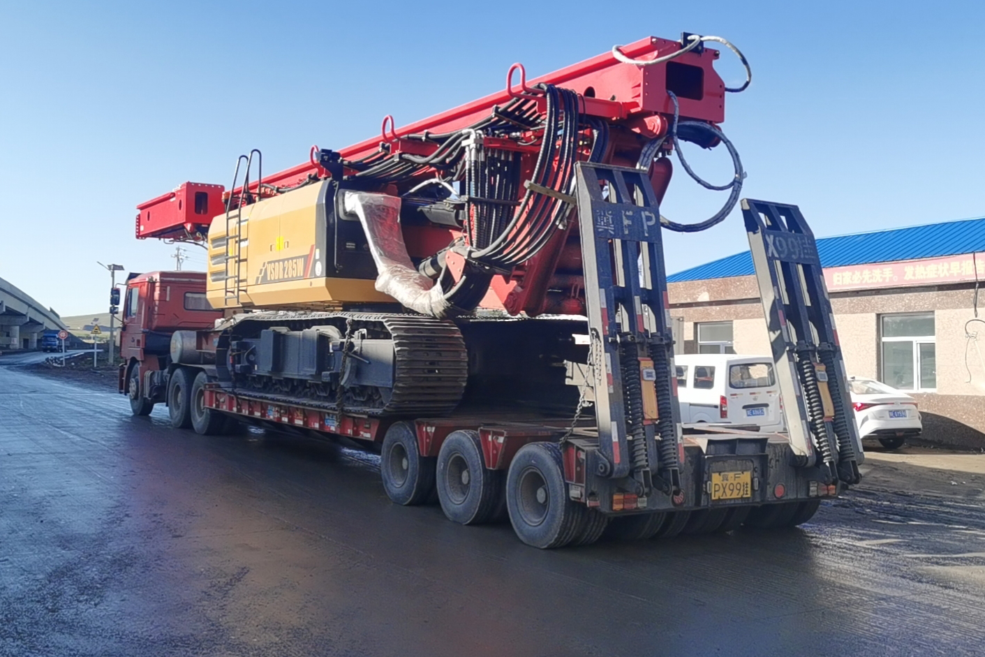 On September 16, 2020, the rotary drilling rig purchased by a Russian customer began transportation.