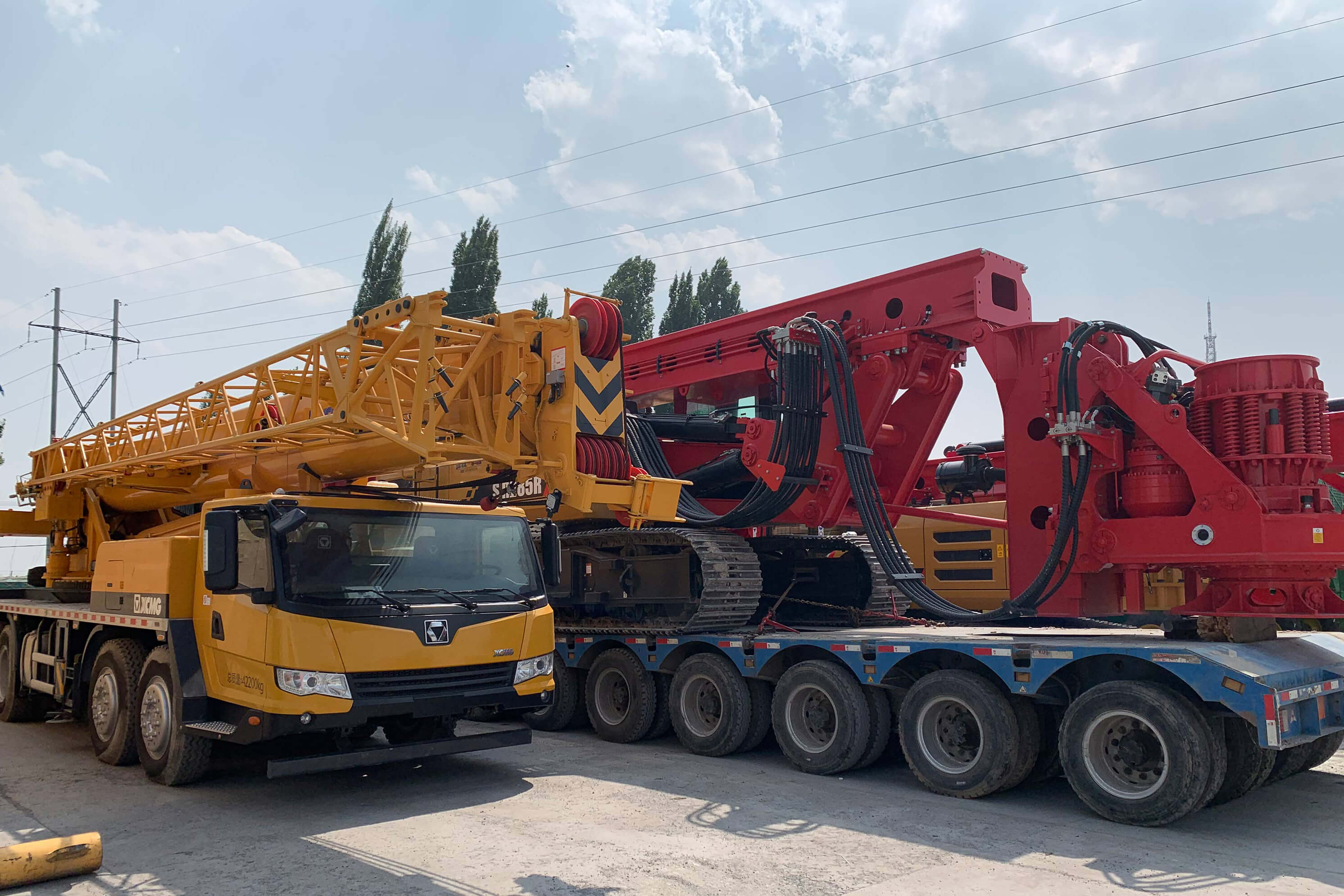 The equipment arrived in Khorgos Port