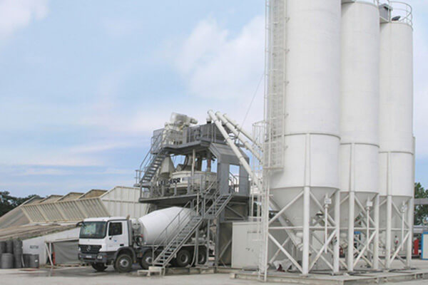 LIFTING HOPPER CONCRETE MIXING PLANT HZS150