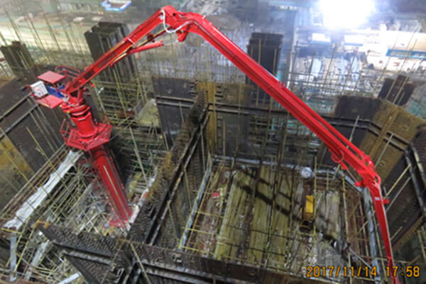 SELF CLIMBING PLACING BOOM VSPB17S