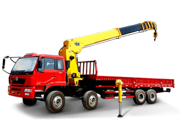 TRUCK MOUNTED CRANE WITH TELESCOPIC BOOM SQ14SK4Q