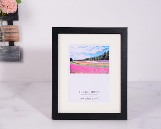 Modern Black 5x7 8x10 A4 Display Pictures Wood MDF Multi Photo Frames Collage for Wall or Tabletop Display