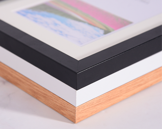 Modern Black 5x7 8x10 A4 Display Pictures Wood MDF Multi Photo Frames Collage for Wall or Tabletop Display