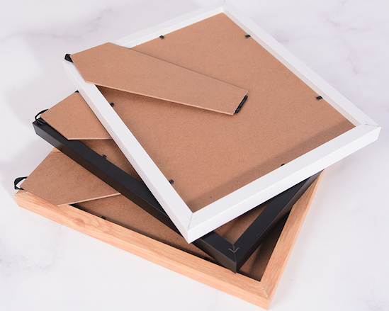 Modern Black 5x7 8x10 A4 Display Pictures Wood MDF Multi Photo Frames Collage for Wall or Tabletop Display