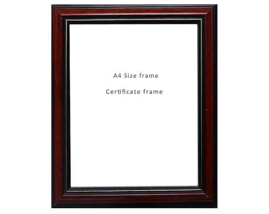 Wholesale Collage Diploma Wooden Picture Photo A4 Certificate Frame