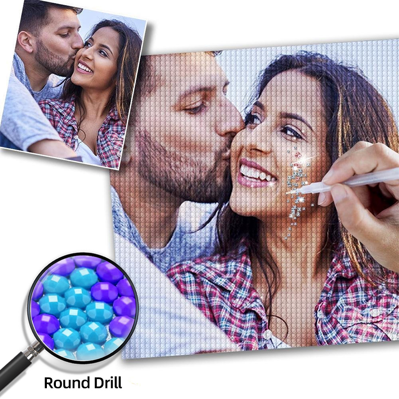 Round Diamond 40*50CM Without Frame
