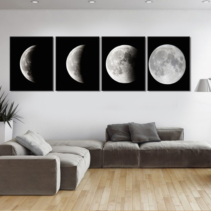 4 Pieces Of Wall  Painting