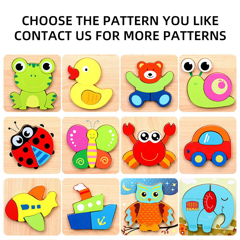 Wooden Puzzles Toys For Children