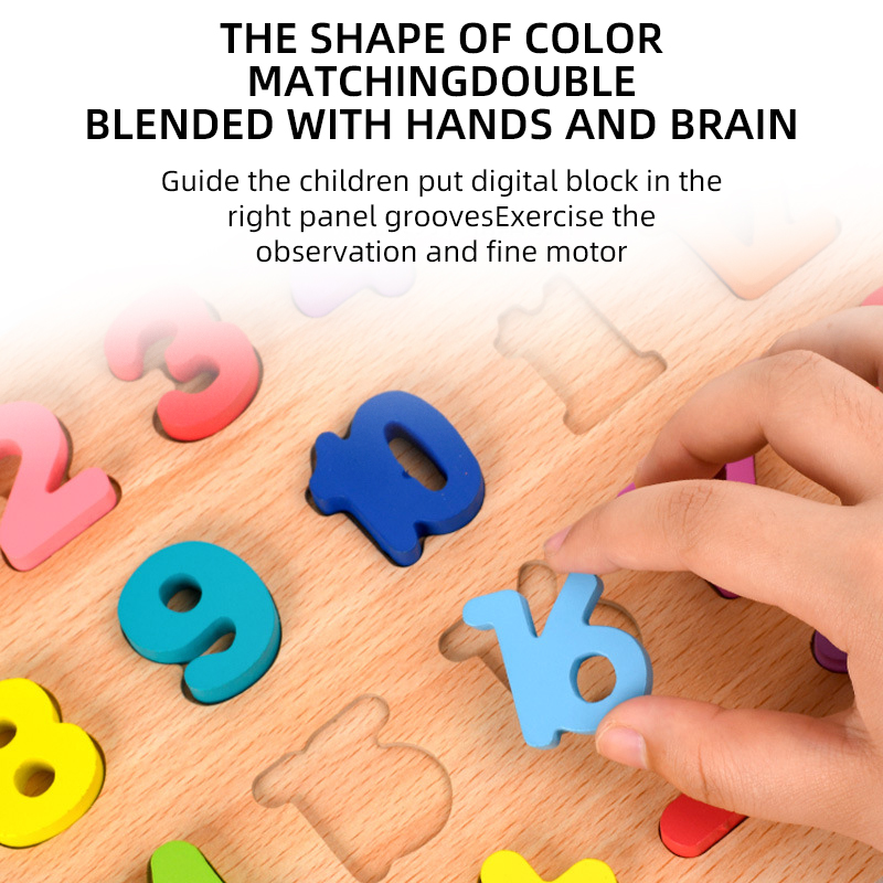 Wooden Alphabet Puzzle Toys For Children