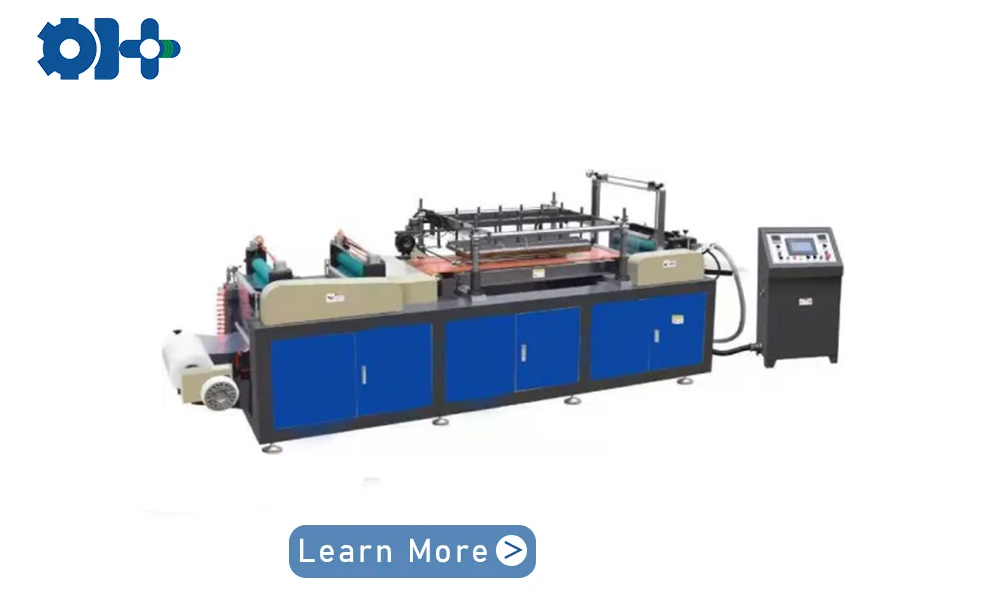 PE plastic long arm glove machine