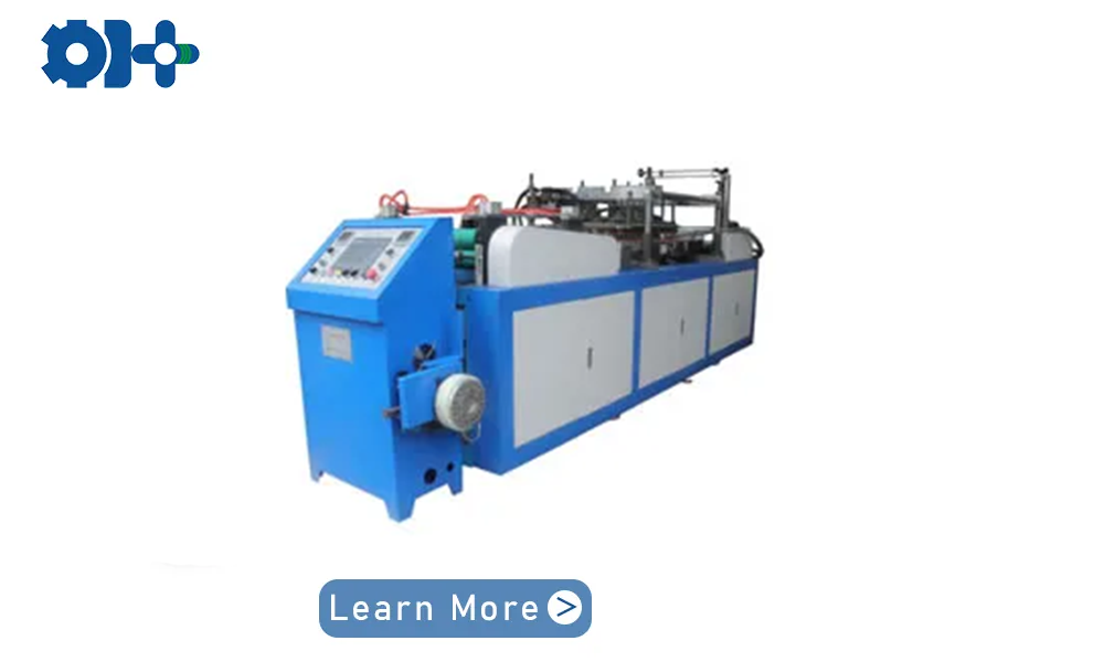 Plastic long arm glove making machine