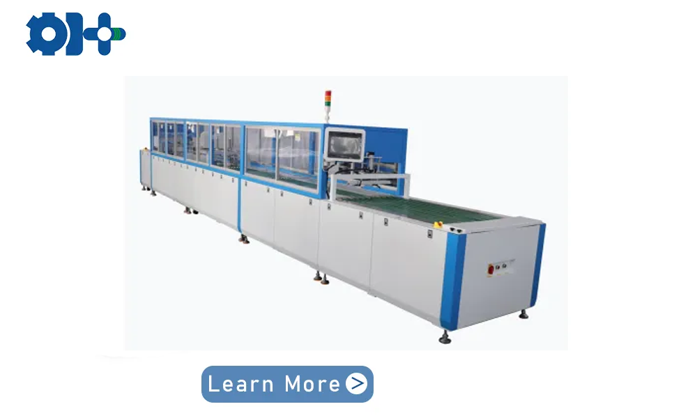 Disposable gowns folding and packing machine