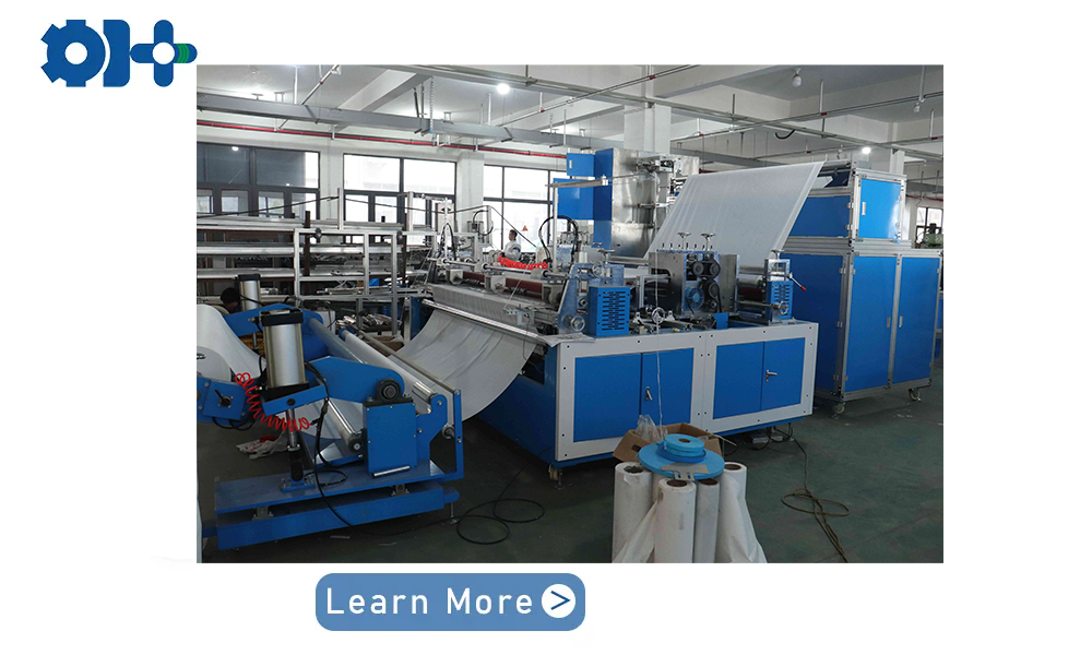 Disposable Bed sheet with elastic  folding machine
