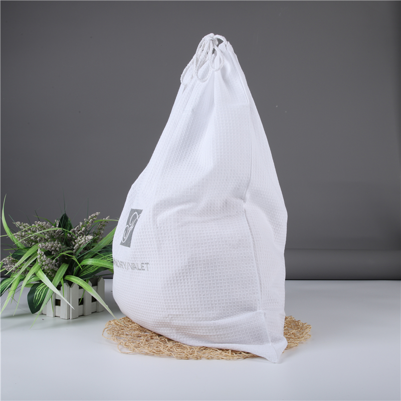 Lihaoju Hotel Waffle Pattern Laundry Bag