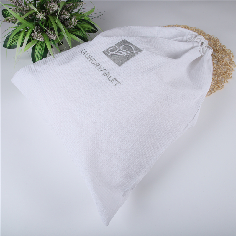 Lihaoju Hotel Waffle Pattern Laundry Bag