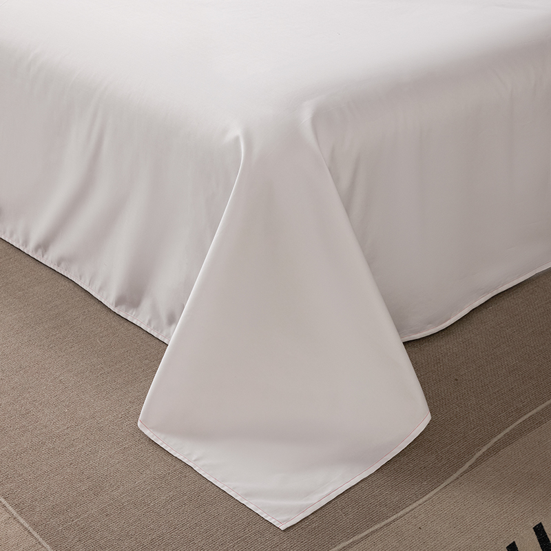 Wholesale Hotel Satin White Satin Cotton Full Size Bedding Sets