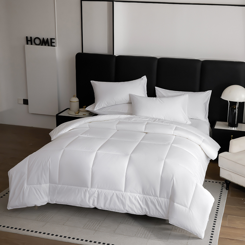 Lihaoju Supply Hotel Bedroom White Filling Duvet 100% Cotton Quilted Duvet