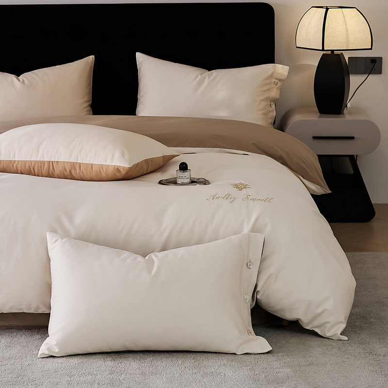 60S 100% Long-Staple Cotton Embroidery Bedding Set