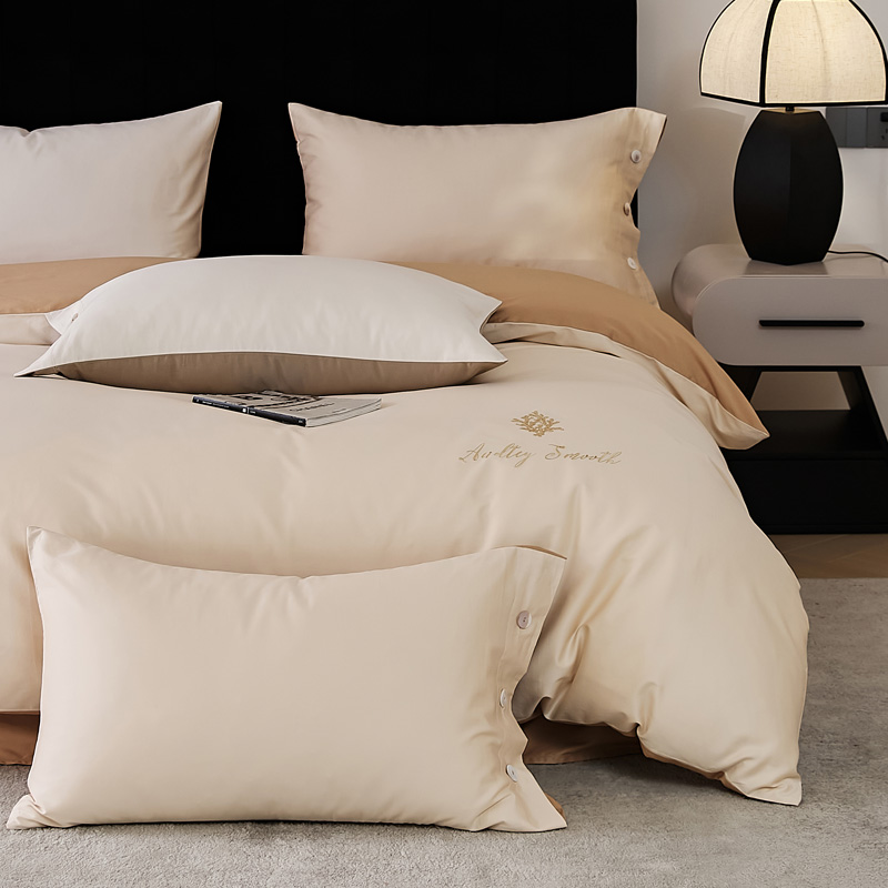 60S 100% Long-Staple Cotton Embroidery Bedding Set