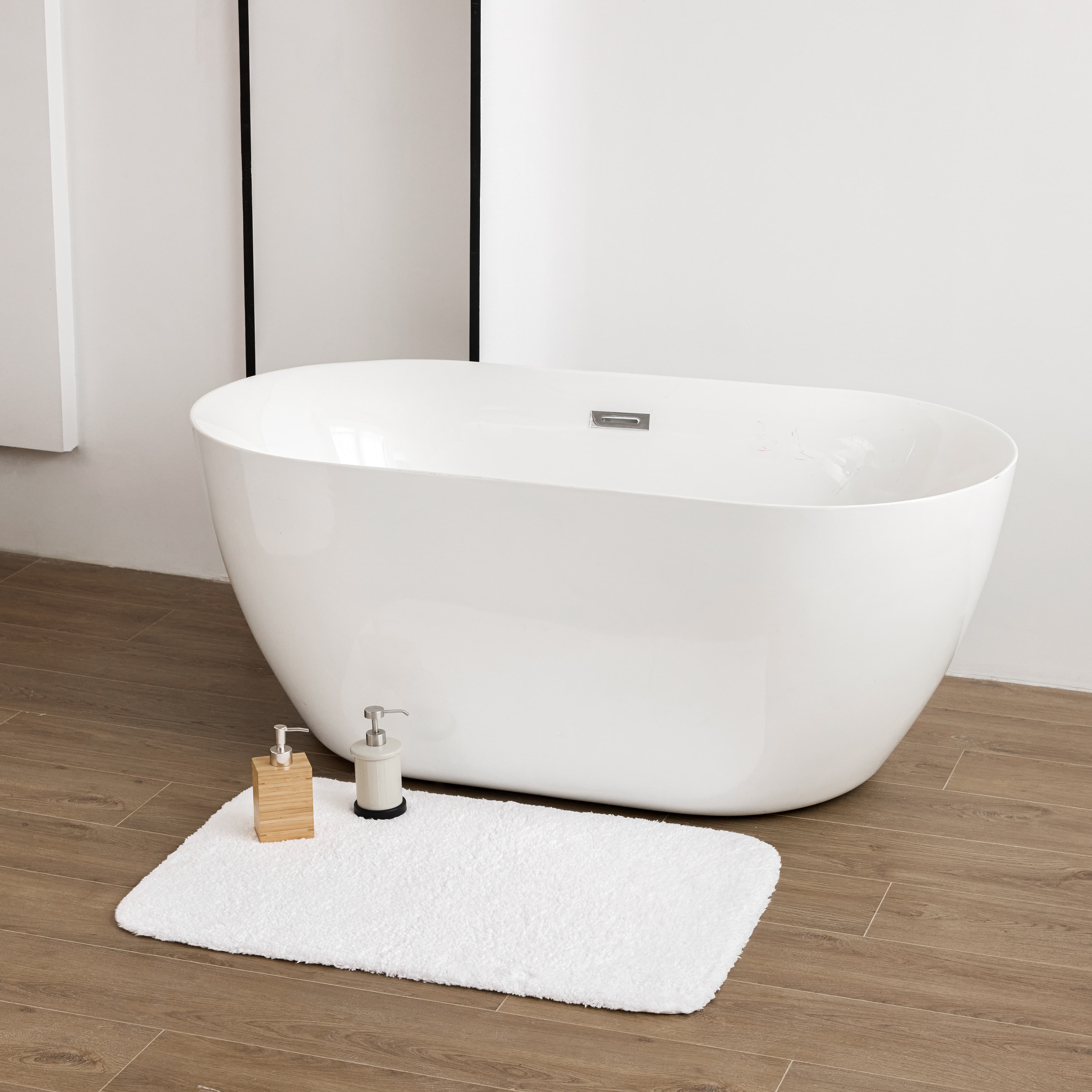 Lihaoju fluffy-feeling Bath Mat with strong water absorption