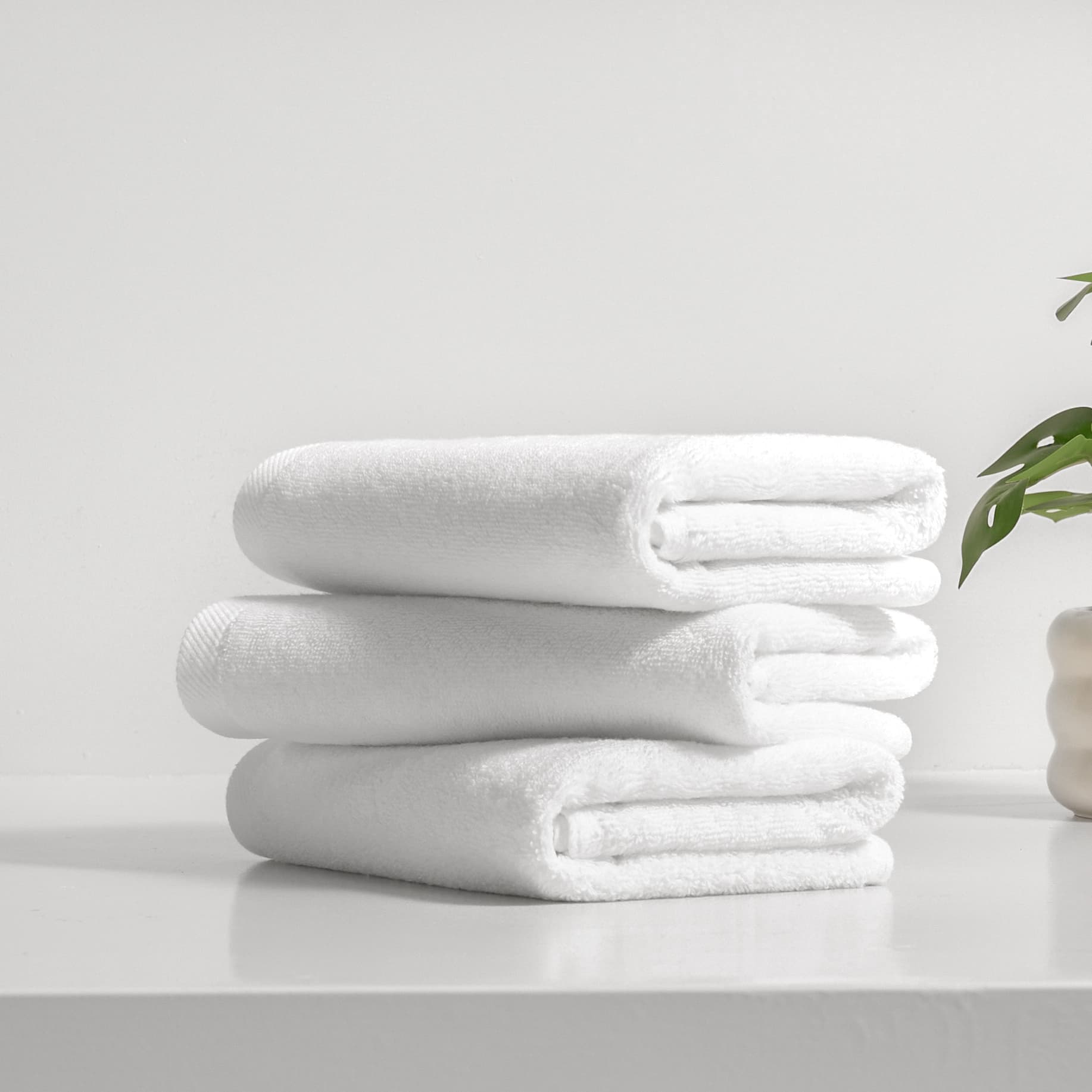 High Quality 100% Cotton Satin Hotel Towel Sets