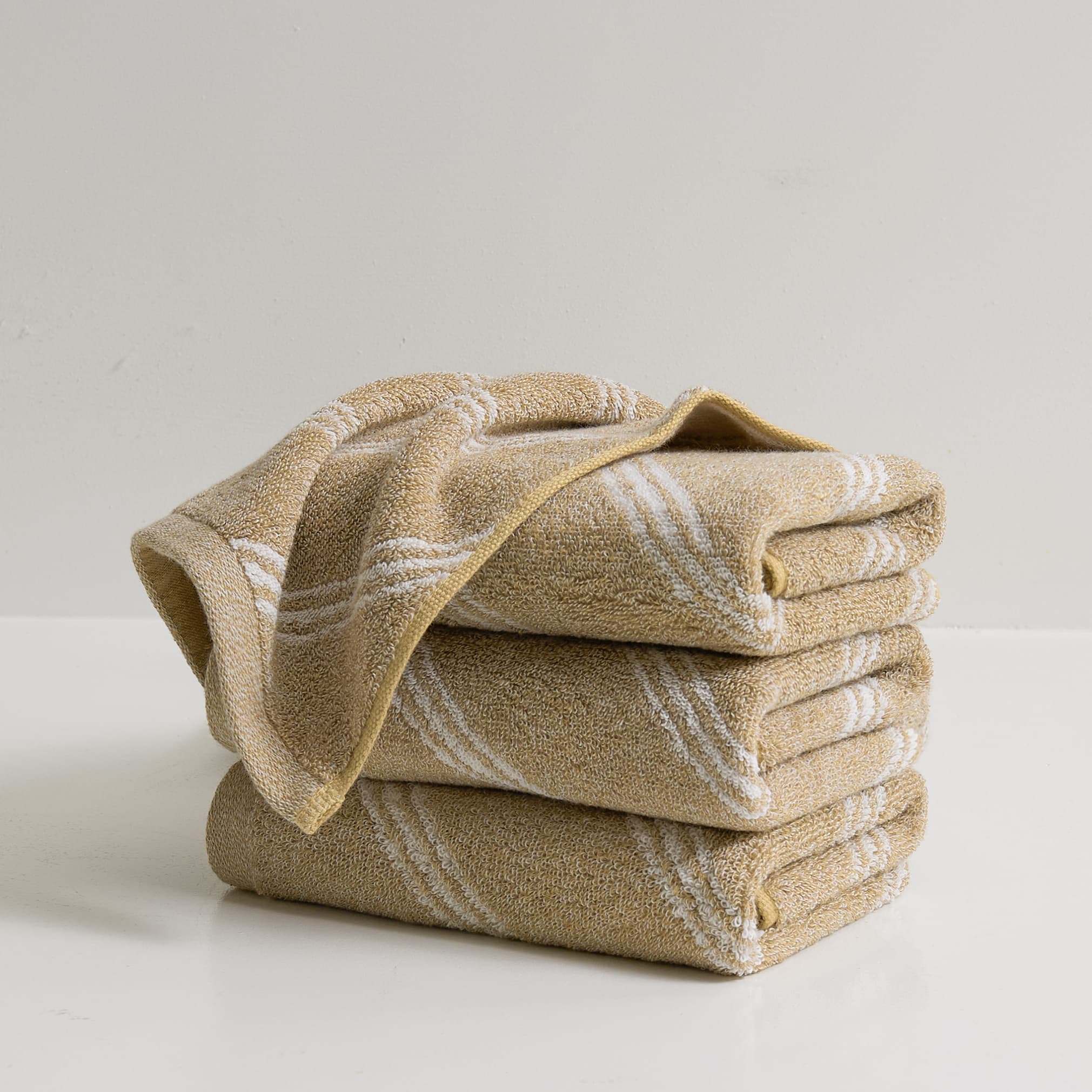 Lihaoju 100%Cotton Stripe Towel Sets