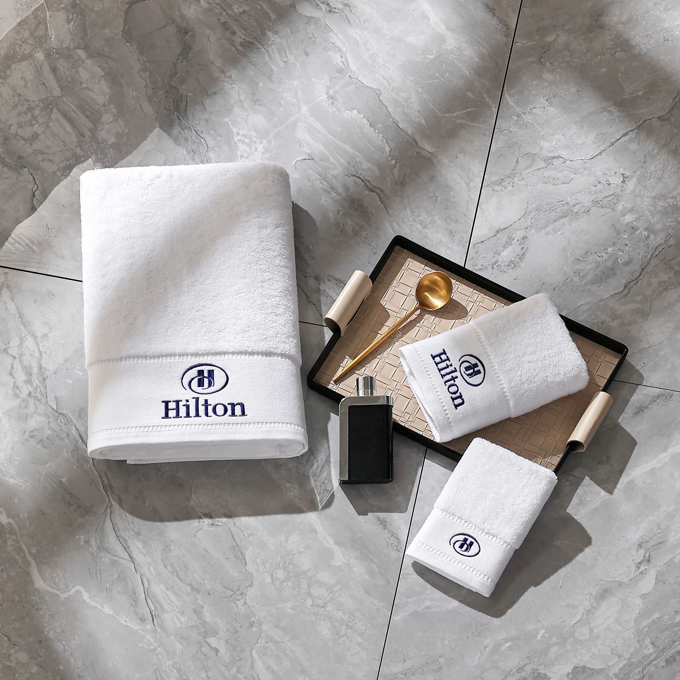 Lihaoju White Towel Sets For High-Standard Hotel