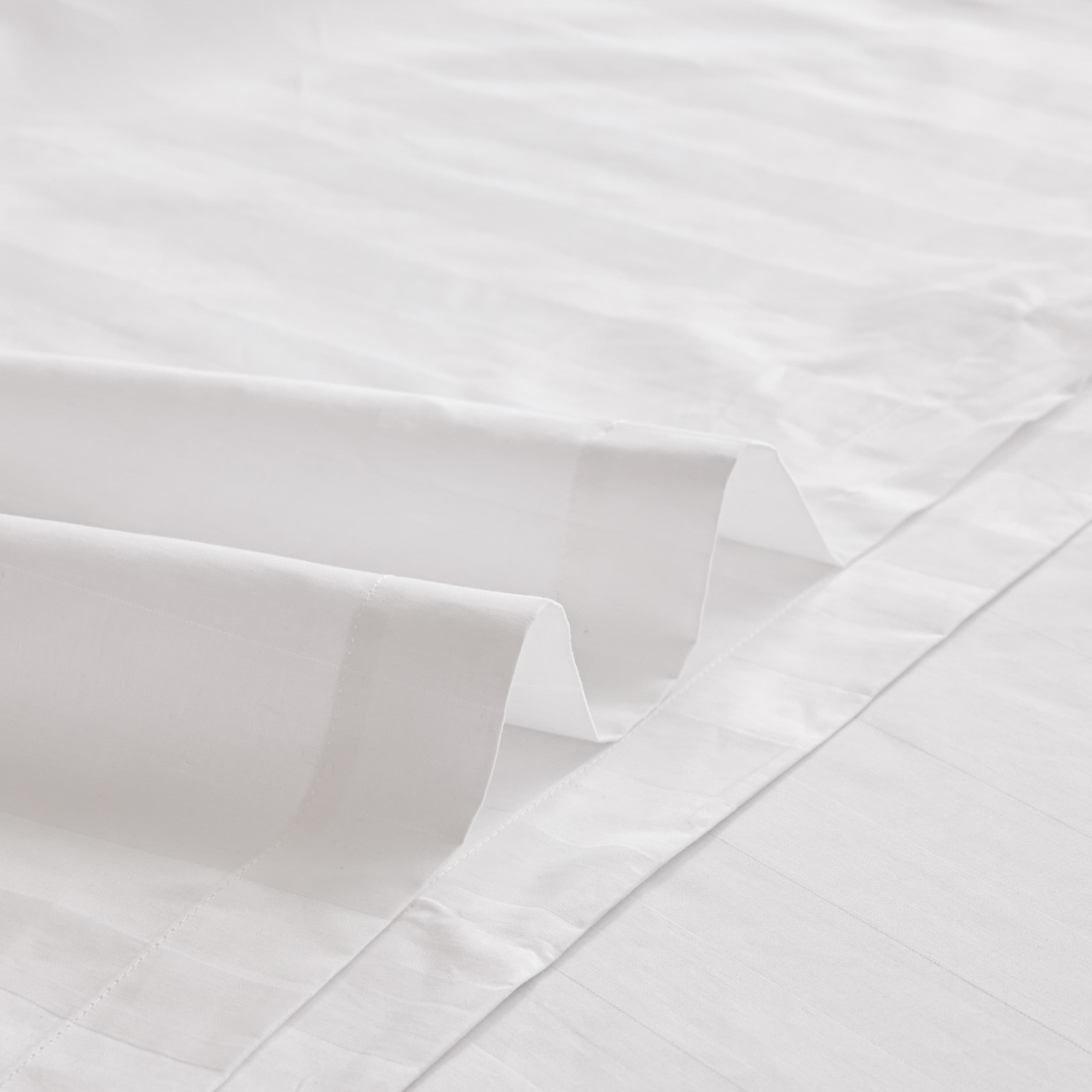 Wholesale Hotel Satin White Satin Cotton Full Size Bedding Sets