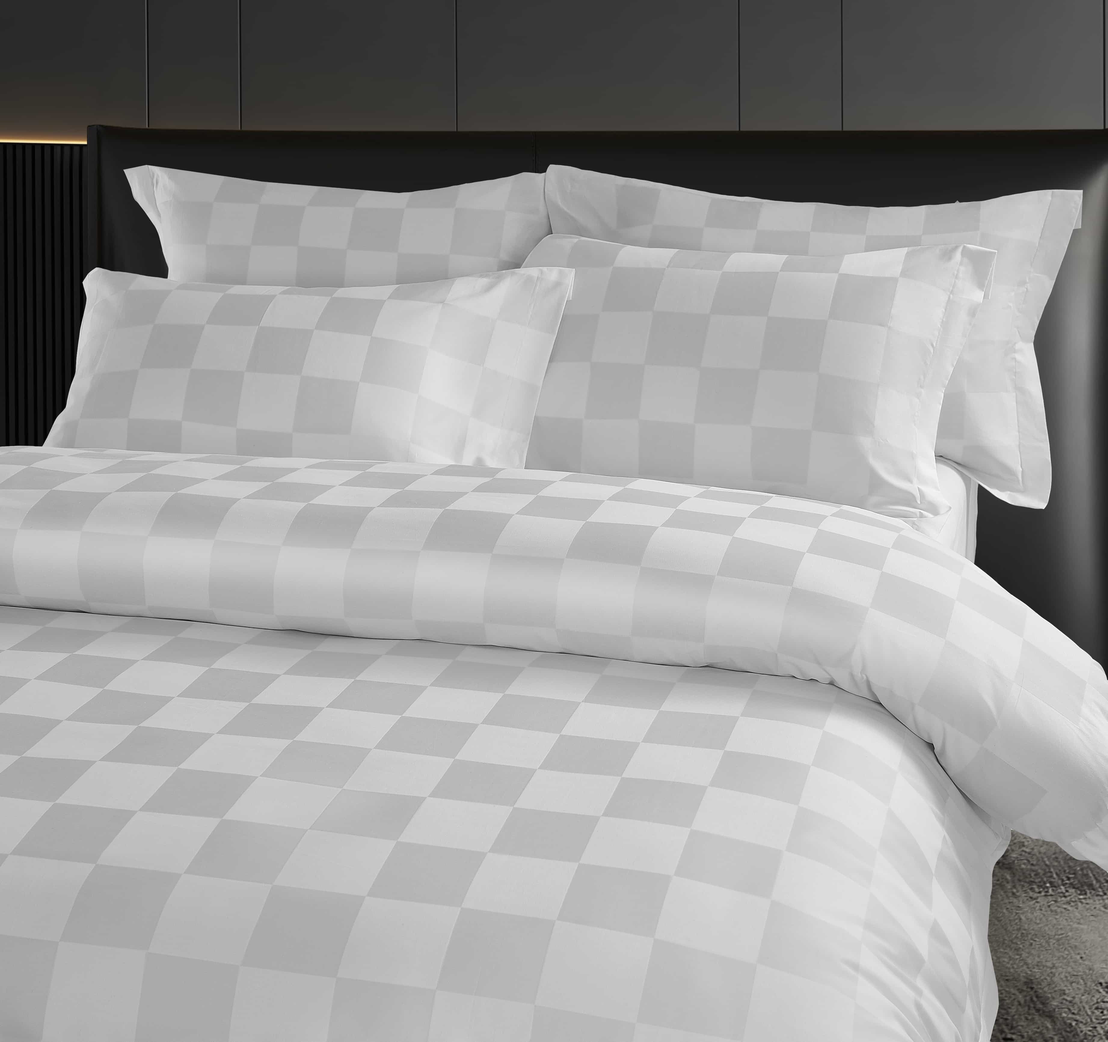 Wholesale Hotel Satin White Satin Cotton Full Size Bedding Sets