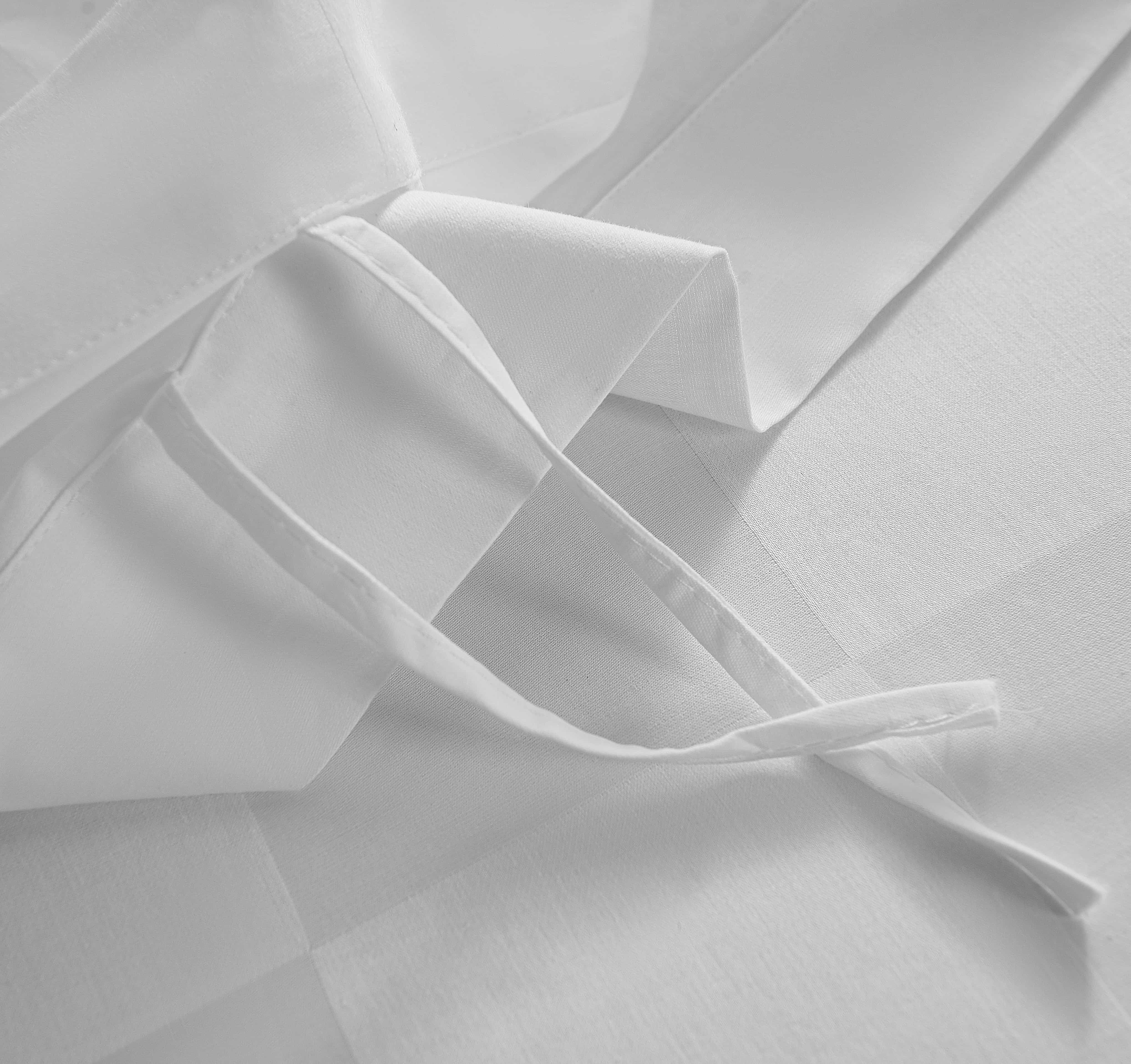 Wholesale Hotel Satin White Satin Cotton Full Size Bedding Sets