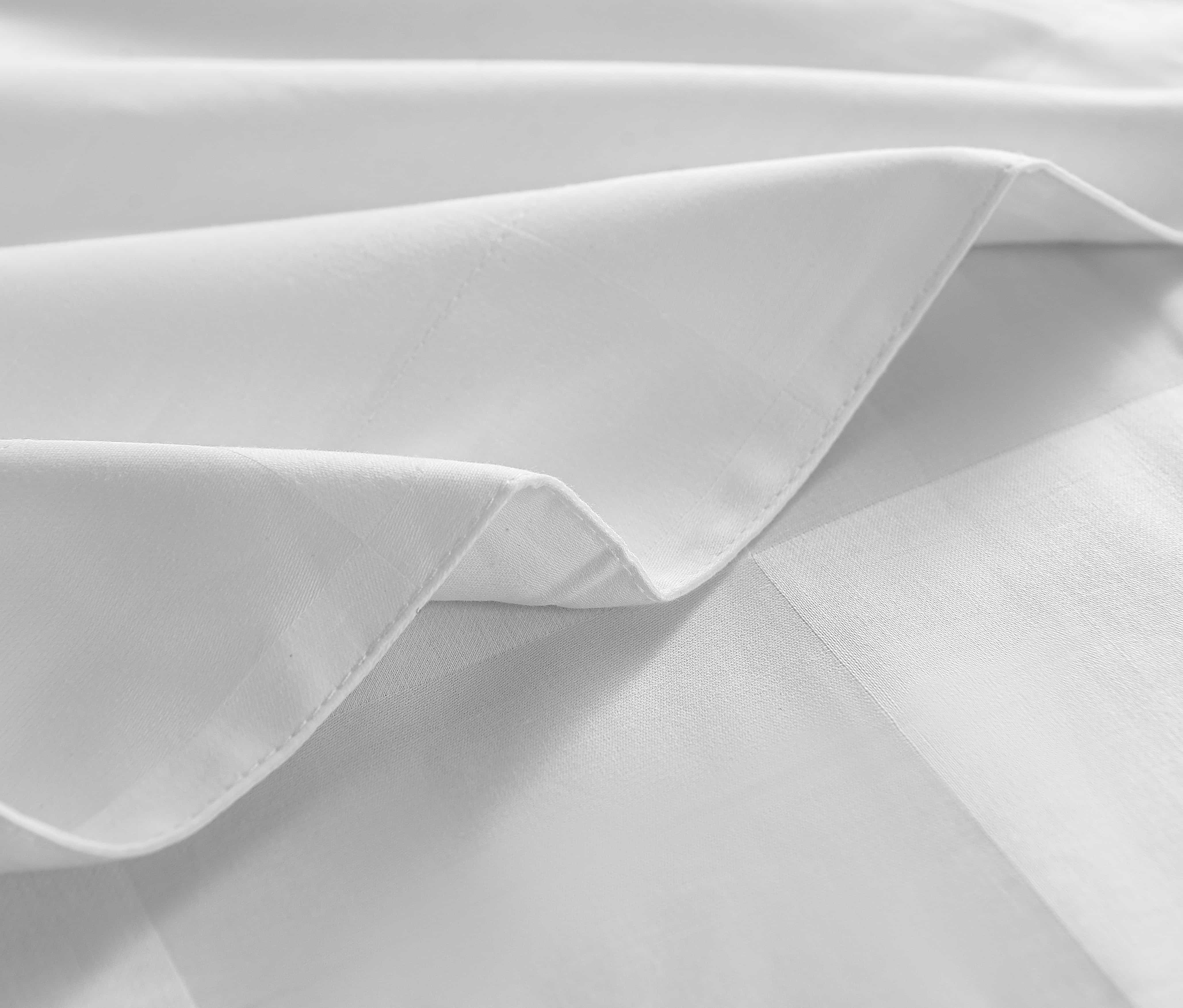 Wholesale Hotel Satin White Satin Cotton Full Size Bedding Sets