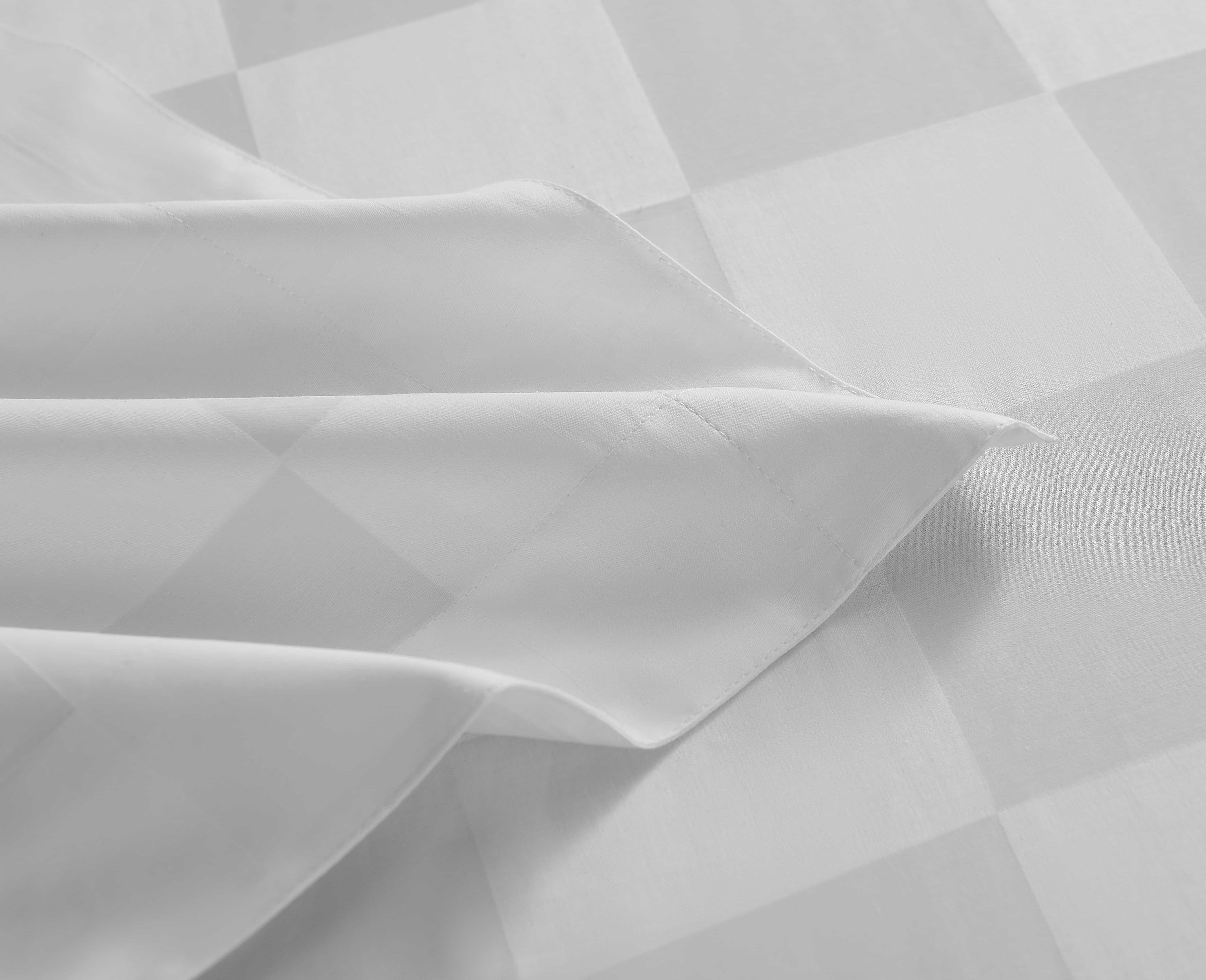 Wholesale Hotel Satin White Satin Cotton Full Size Bedding Sets