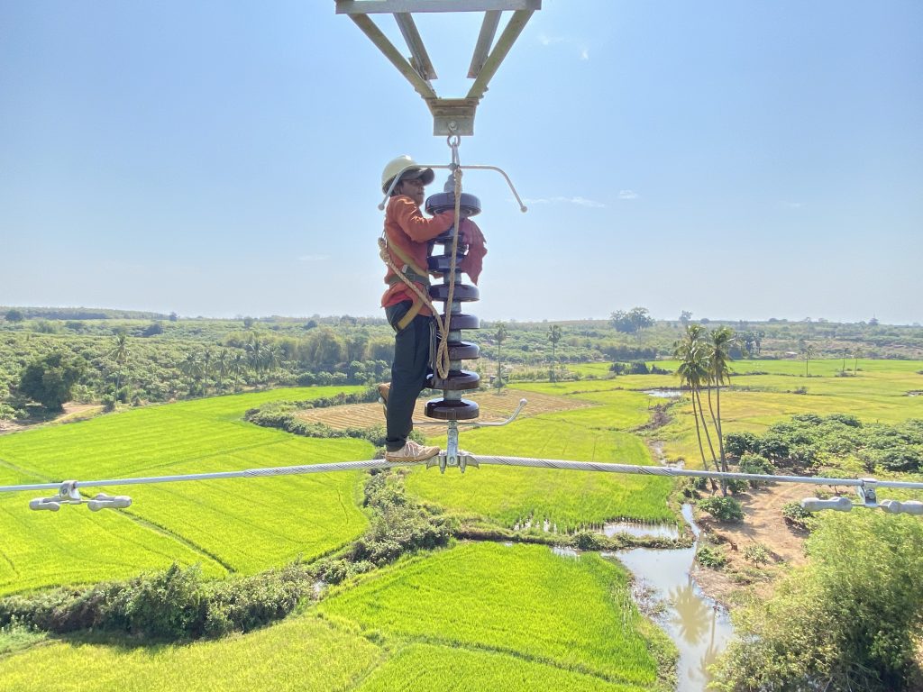 115kV Overhead Transmission Line Project in Cambodia