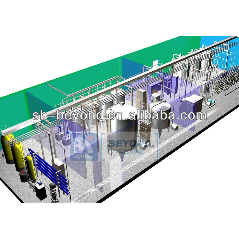 Design of milk processing line