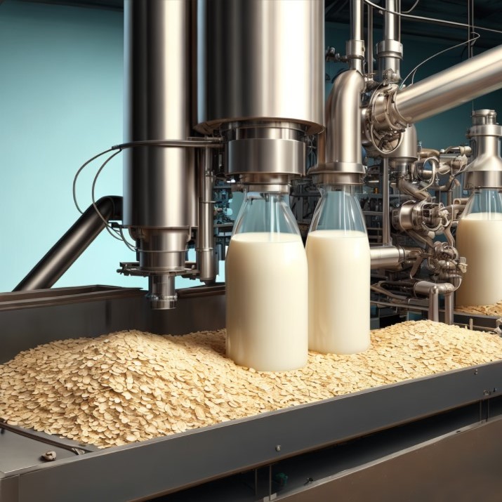 Production Technology and Stability of Oat Milk Processing Line