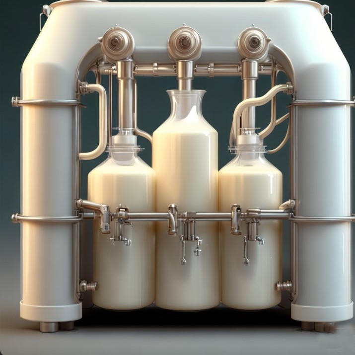 Línea de producción láctea automatizada