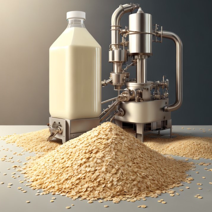 Construction and operation of oat milk processing plants