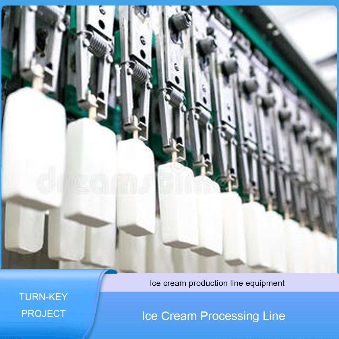 Línea de procesamiento de helados