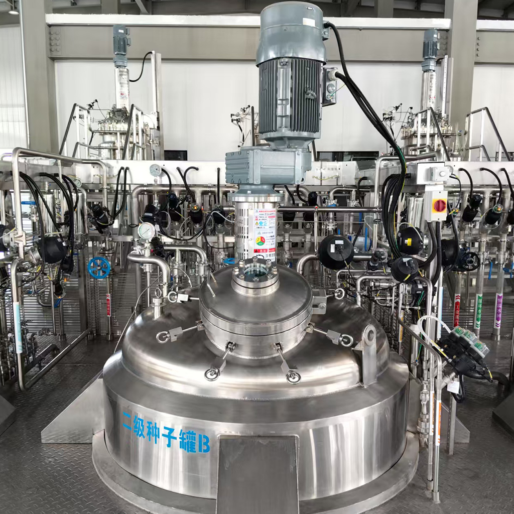 Solution for biological fermentation production line