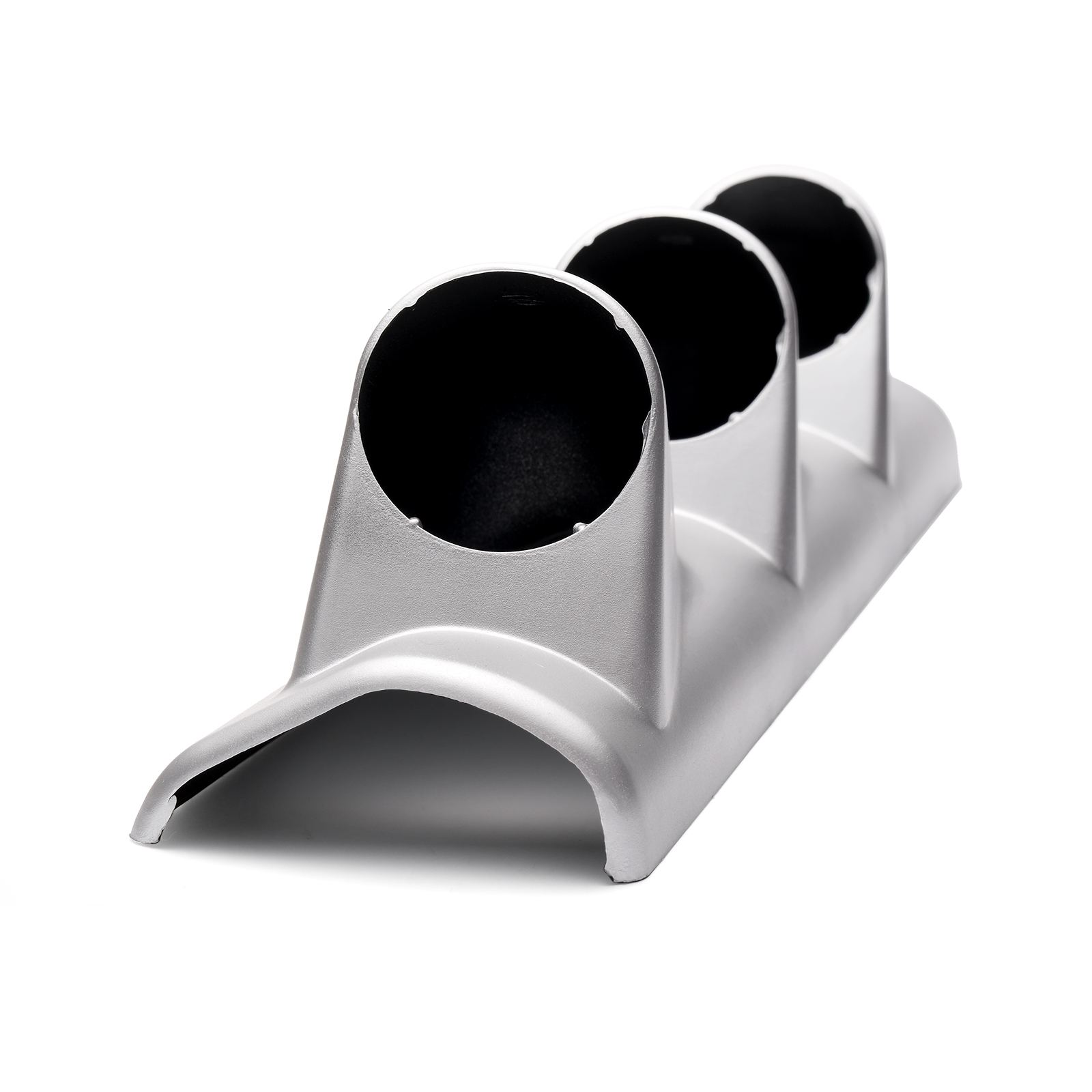 Universal LHD 52mm Triple Gauge Pillar Pod(Silver)