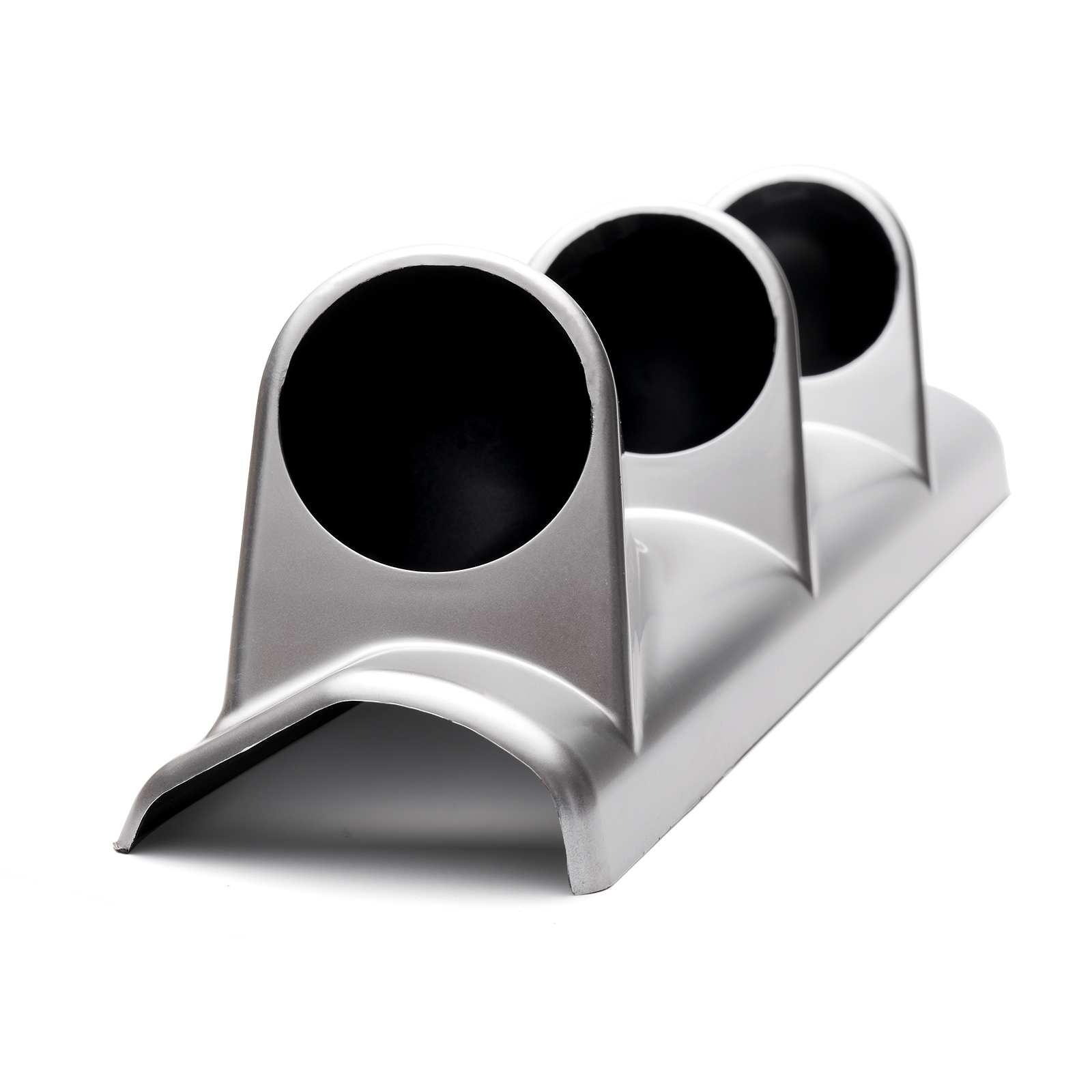 Universal LHD 60mm Triple Gauge Pillar Pod(Silver)