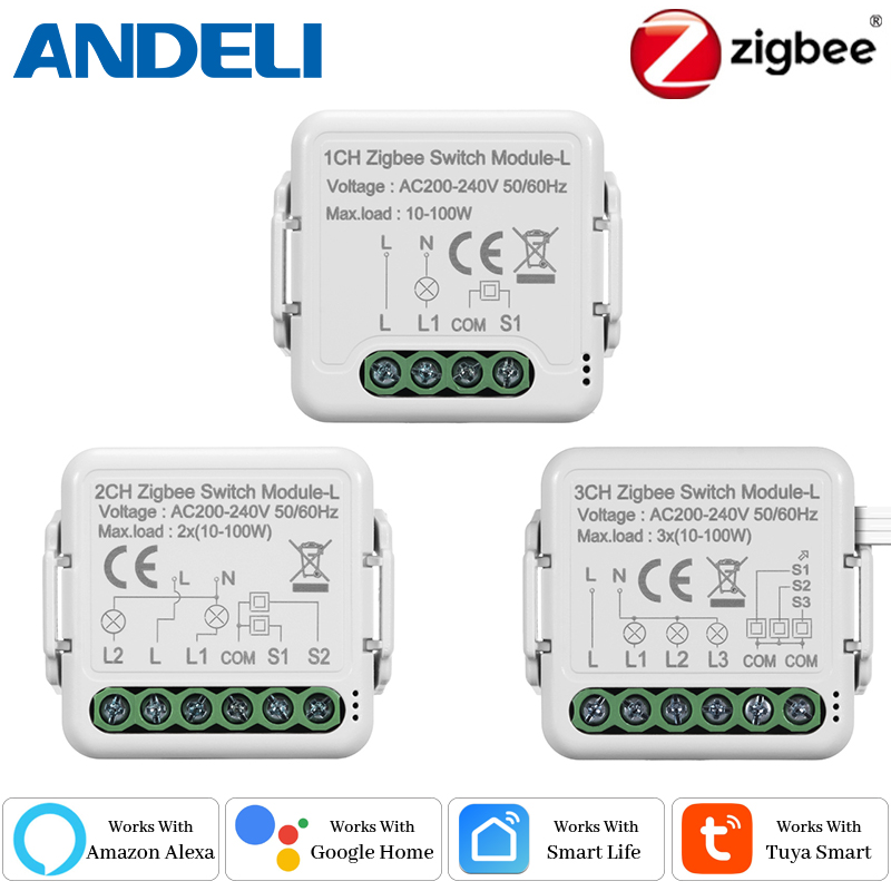 Zigbee Smart Switch Module No Neutral line
