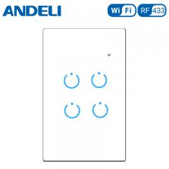 4Gang US  Vertical Version Smart Wall Switch
