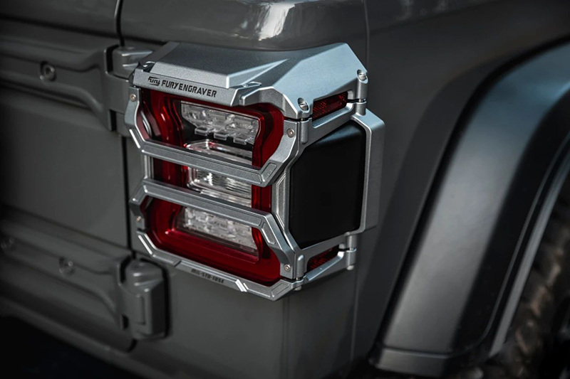 Aluminum Taillight Cover for Jeep Wrangler JK JL Tail Lamp Cover for Jeep Wrangler Parts